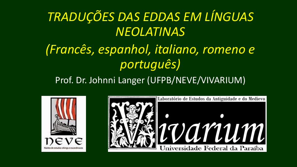 (PDF) Traduções das Eddas em línguas neolatinas (francês, espanhol ...