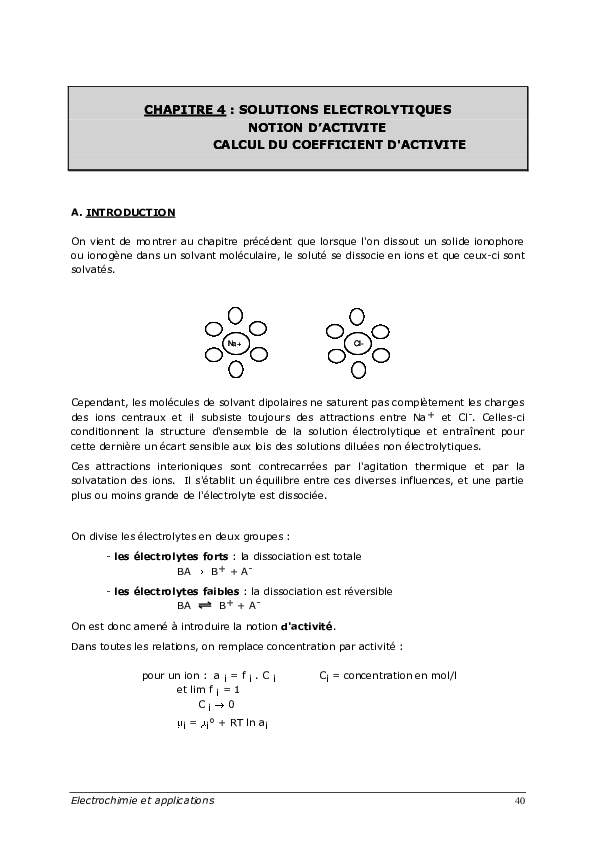 (PDF) Electrochimie et applications CHAPITRE 4 SOLUTIONS — free download