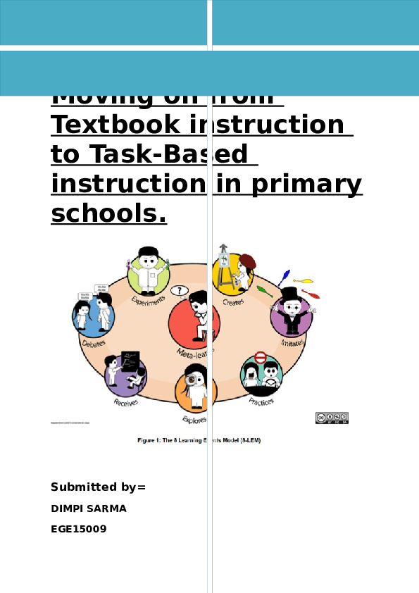 (DOC) Moving from textbook learning to task based learning