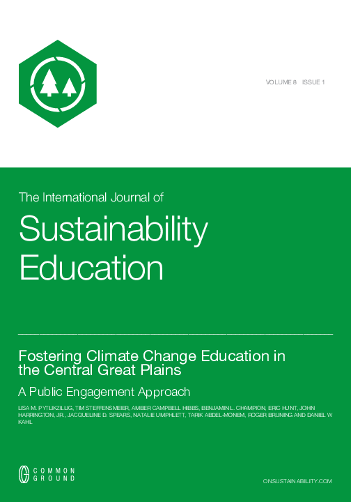 (PDF) Fostering Climate Change Education in the Central Great Plains: A ...