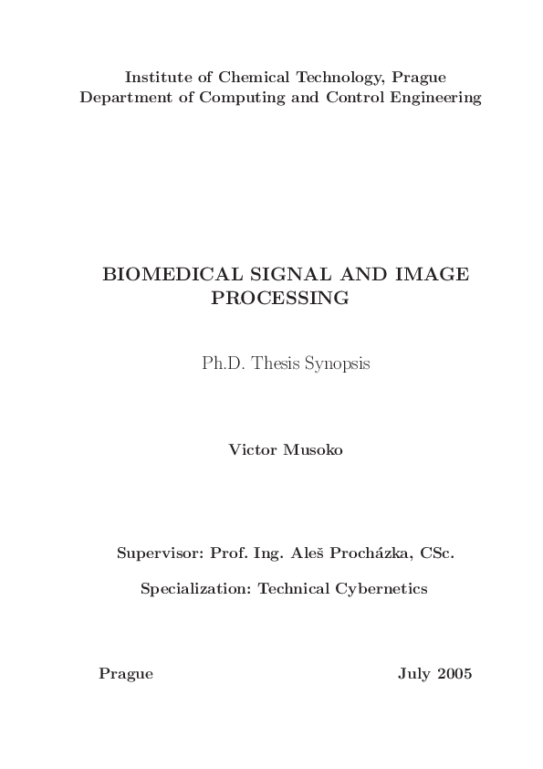 (PDF) Biomedical signal and image processing Kayvan Najarian