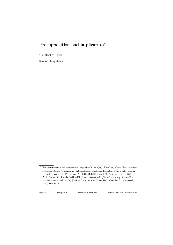 Presupposition triggers examples image