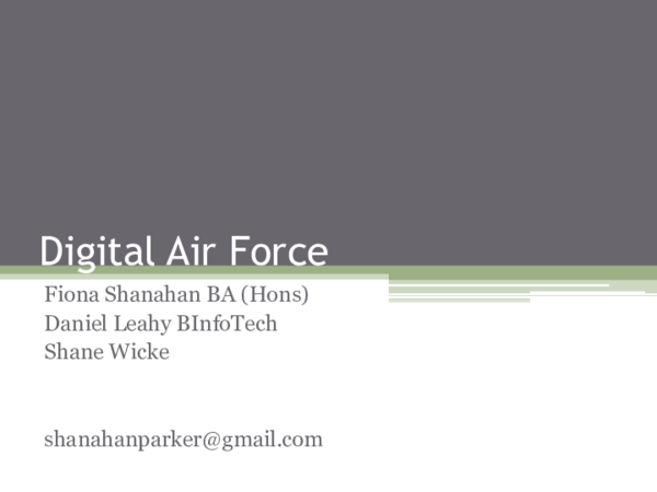 (PDF) Digital Air Force