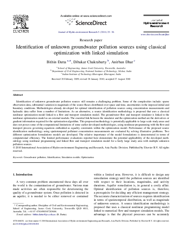Groundwater pollution news picture