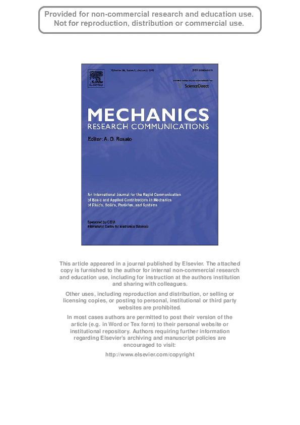 (PDF) An Euler–Bernoulli-like finite element method for Timoshenko beams