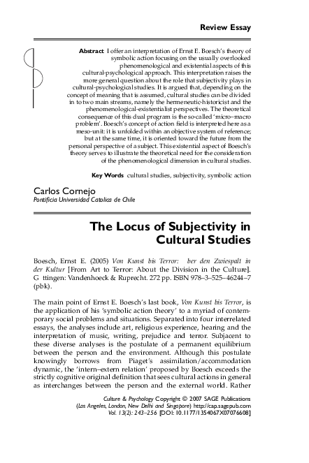 Cultural analysis topics image