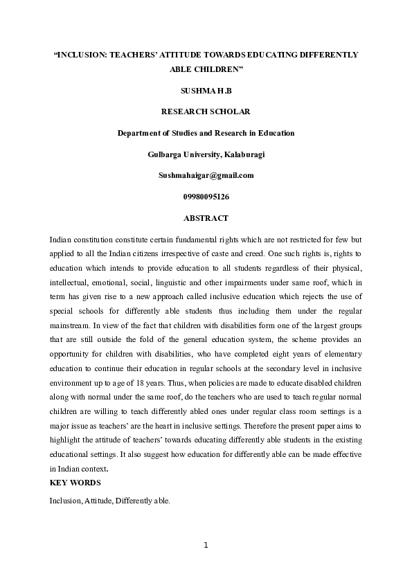 Beliefs about teaching picture