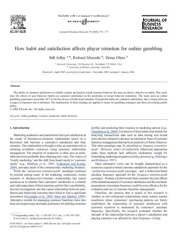 Gambling research paper pdf image