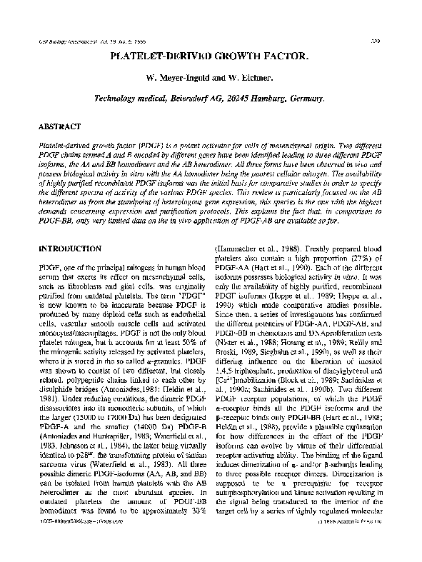 (PDF) Platelet-derived growth factor
