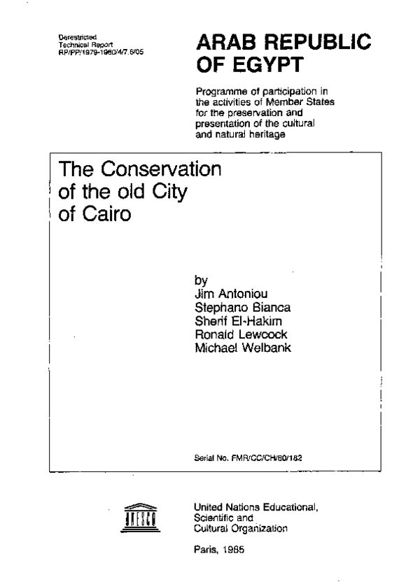 (PDF) ARAB REPUBLIC OF EGYPT Programme of participation in the ...