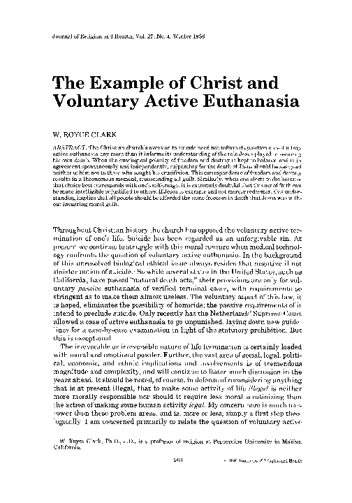 Euthanasia essay pdf picture