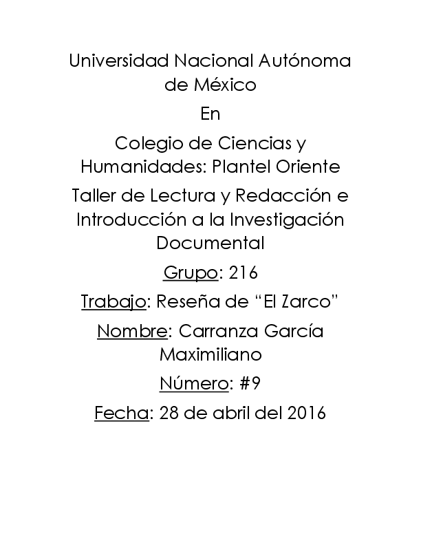 El zarco essays 04 image