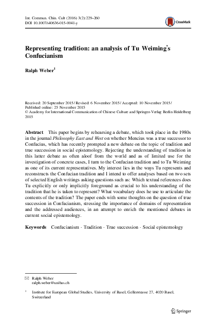 Confucianism argumentative essay image