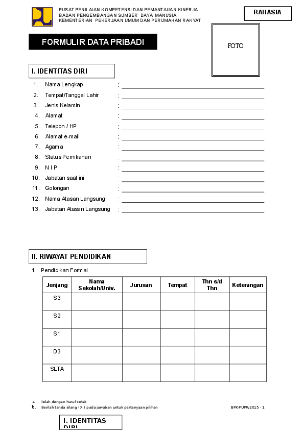 (DOC) Panduan e-HRM PUPR