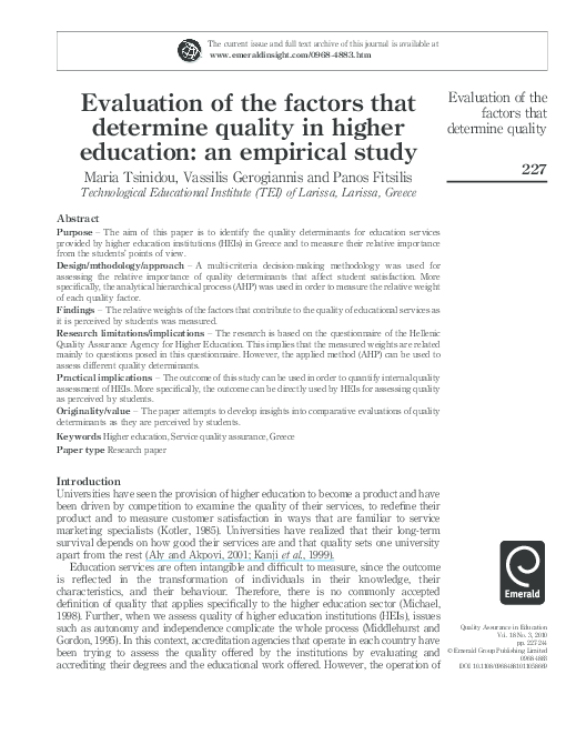 pdf-evaluation-of-the-factors-that-determine-quality-in-higher