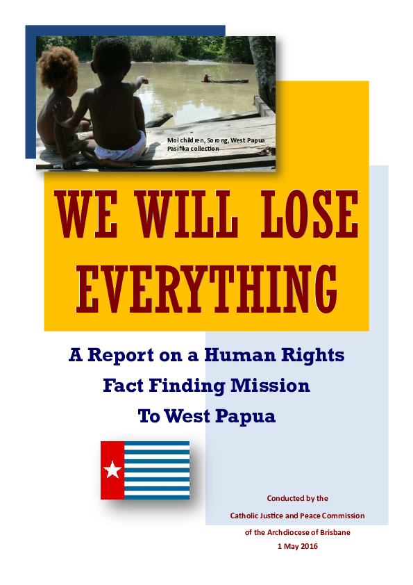 (PDF) A Report on a Human Rights Fact Finding Mission To West Papua