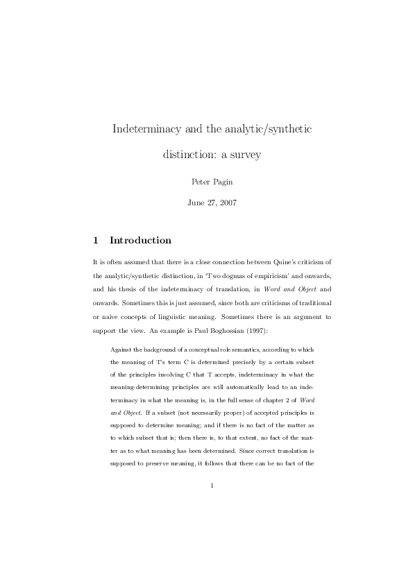 Gavagai problem picture