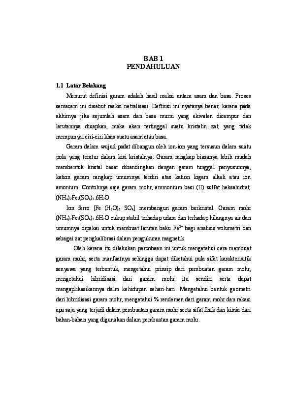 Doc 1 Pembuatan Garam Mohr Docx
