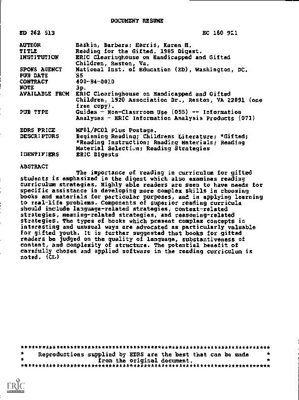 Virginia hamilton barbara h baskin and karen h harris essay image