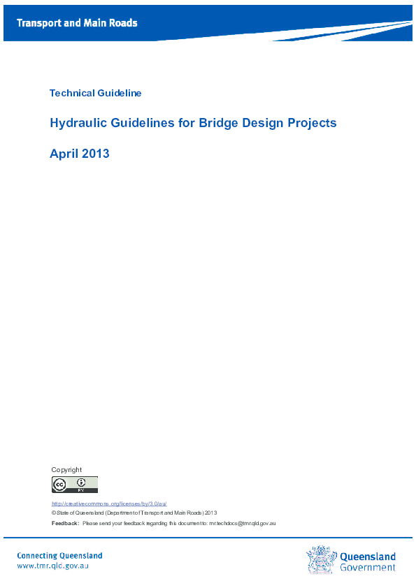 (PDF) Hydraulic Guidelines for Bridge Design Projects Hydraulic