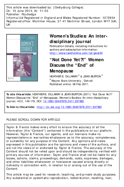 Best menopause book 2020 image