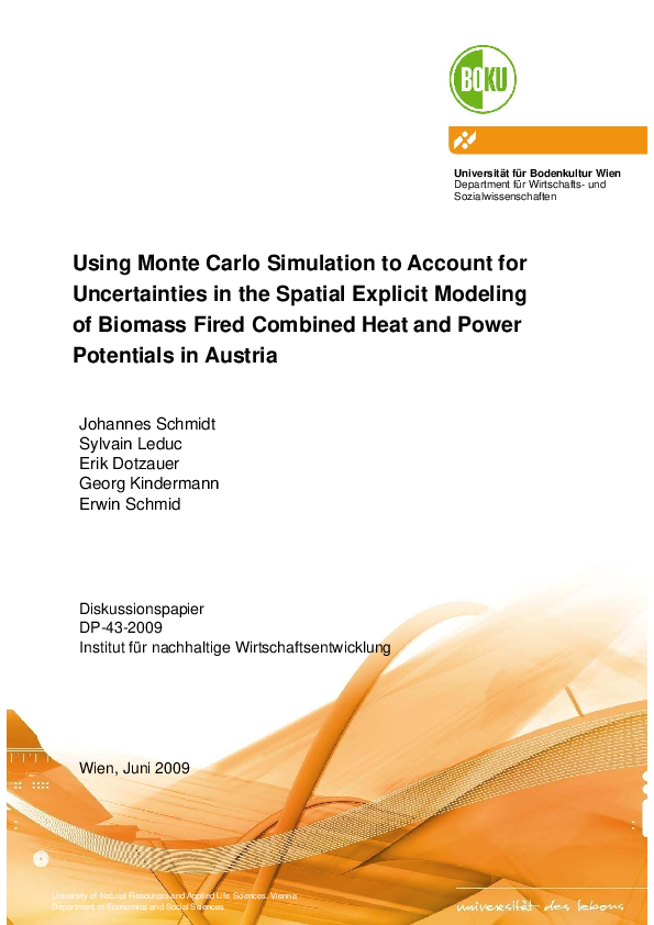 (PDF) Using Monte Carlo Simulation to Account for Uncertainties in the ...