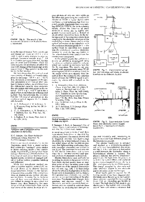 (PDF) Optical investigation of electric breakdown io dielectric liquids