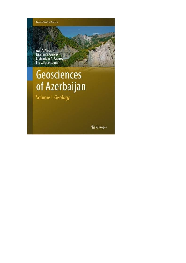 Volume II: Economic Geology and Applied Geophysics