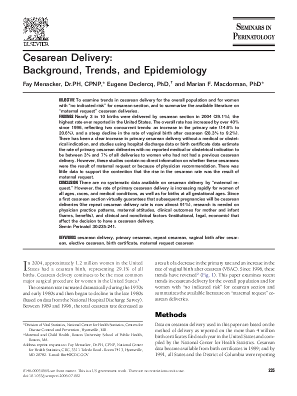 Cesarean section essays 05 picture