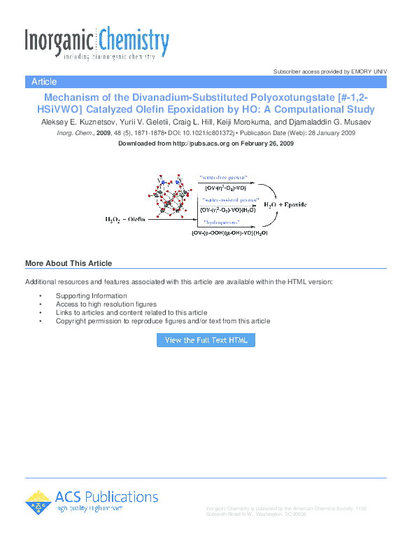 (PDF) A Quantum Chemical Study of Comparison of Various Propylene ...