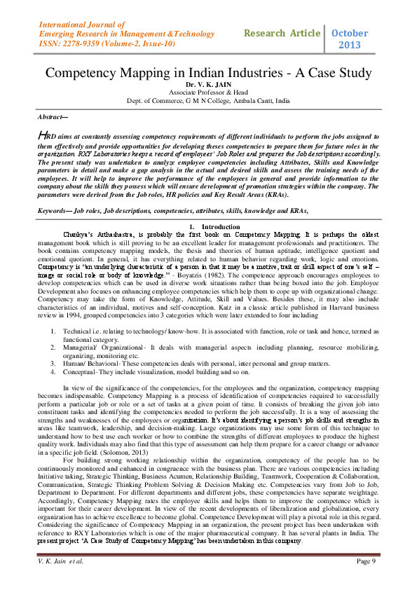 Competency mapping essay 08 picture