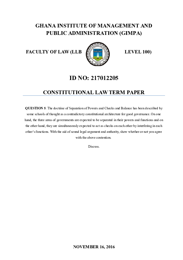 Great Public Administration Research Paper Topics For College