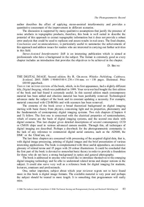 (PDF) The digital image