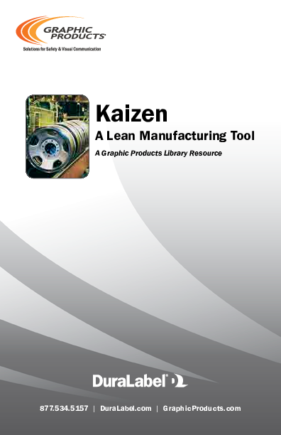 (PDF) Kaizen A Lean Manufacturing Tool
