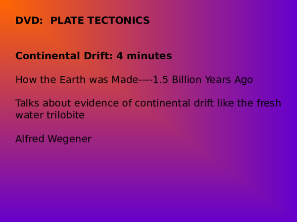 (PPT) Continental Drift Power Point