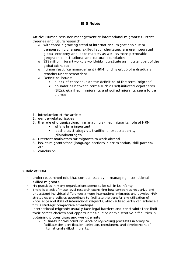 (DOC) IB 5 Notes