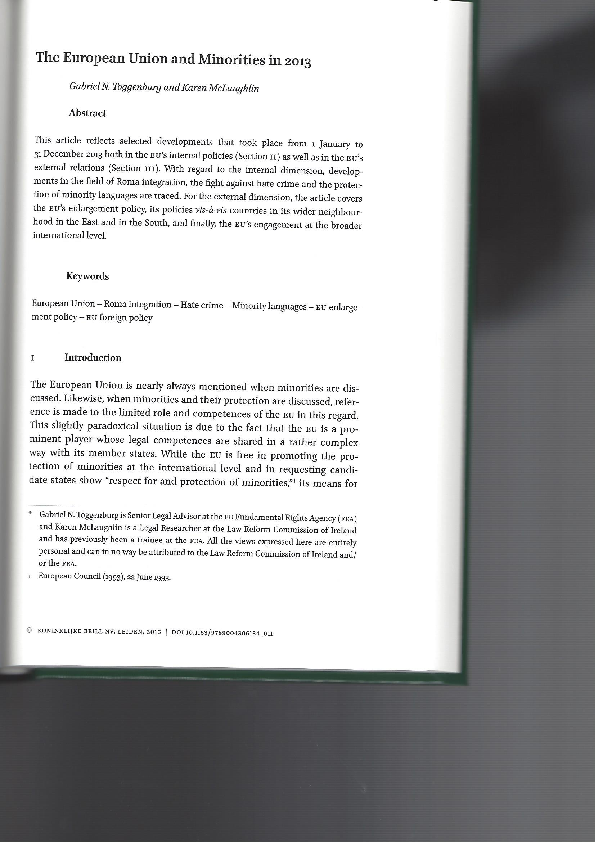 Minority issues in higher education picture