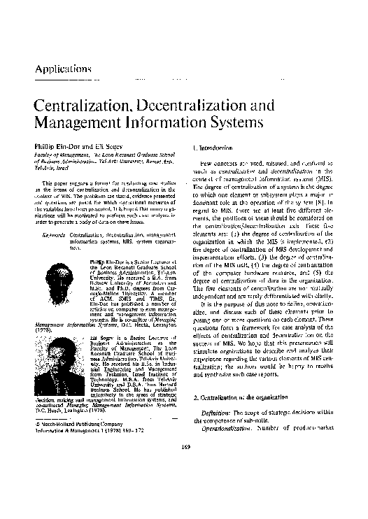 Disadvantages of centralization in government image