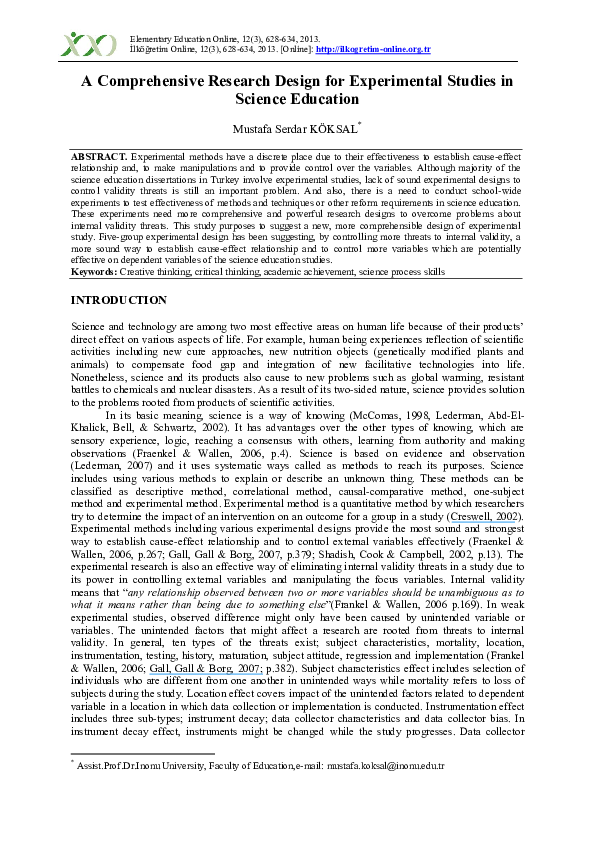 Studies In Science Education Studies In Science Education