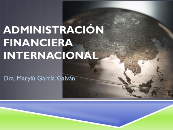 (PDF) ADMINISTRACIÓN FINANCIERA INTERNACIONAL
