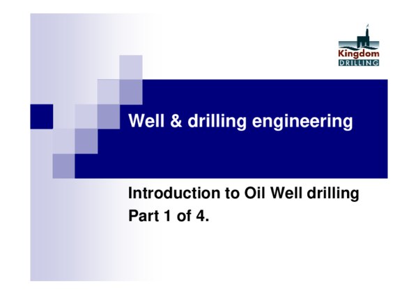 (PDF) Well & drilling engineering