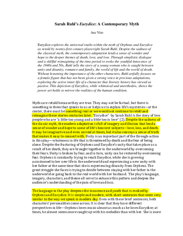 Myth paper examples picture