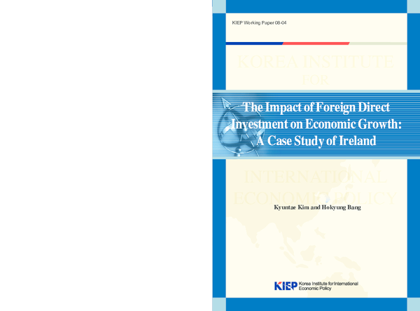 (PDF) THE IMPACT OF FOREIGN DIRECT INVESTMENT ON THE ECONOMIC GROWTH ...