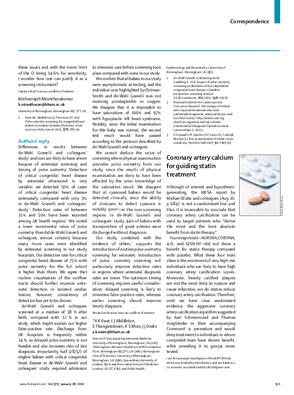 Pdf Cac As A Guide For Statin Treatment Decisions