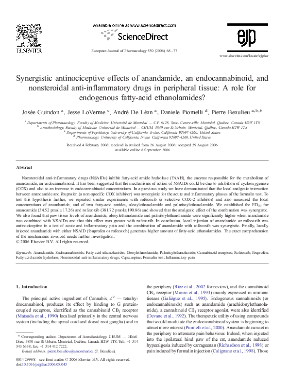 Fatty ethanolomides essay 03 picture