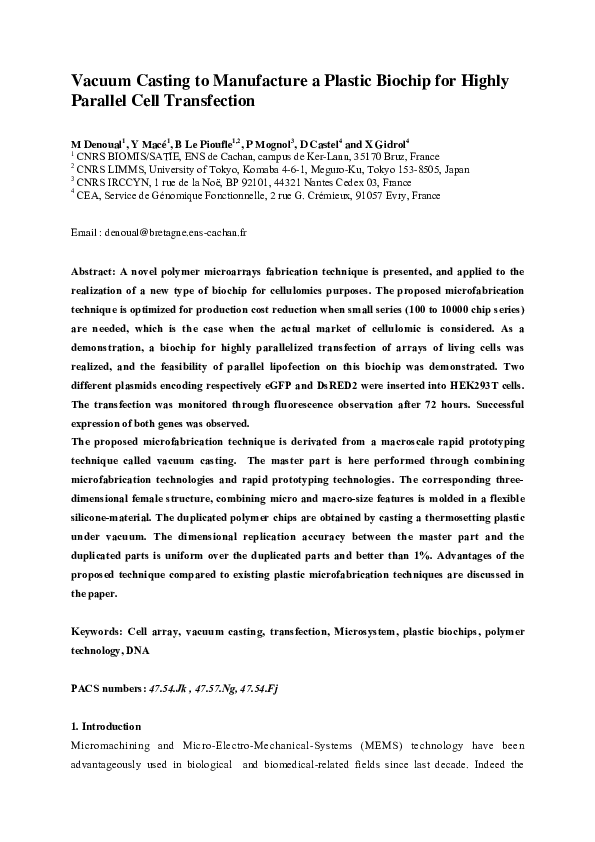 Biochips stock image