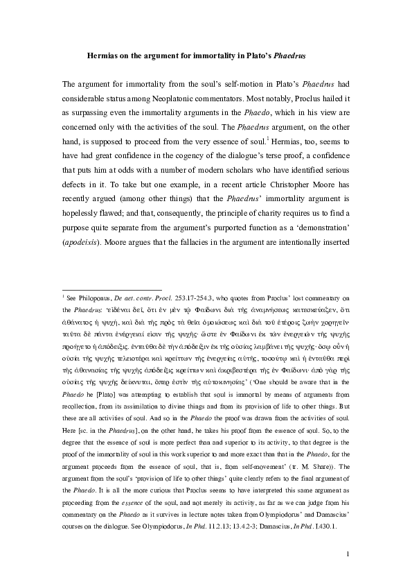 Phaedrus essay 08 picture