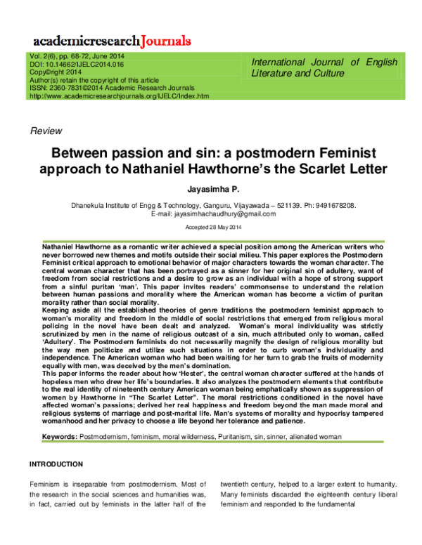 The scarlet letter essay topics picture