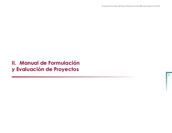 (PDF) II. Manual de Formulación y Evaluación de Proyectos