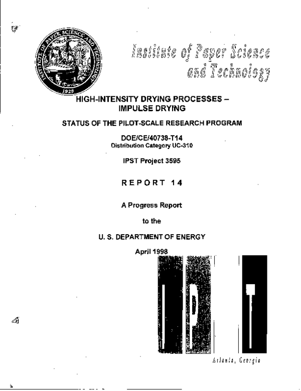 (PDF) High-intensity drying processes: Impulse drying modeling of fluid ...